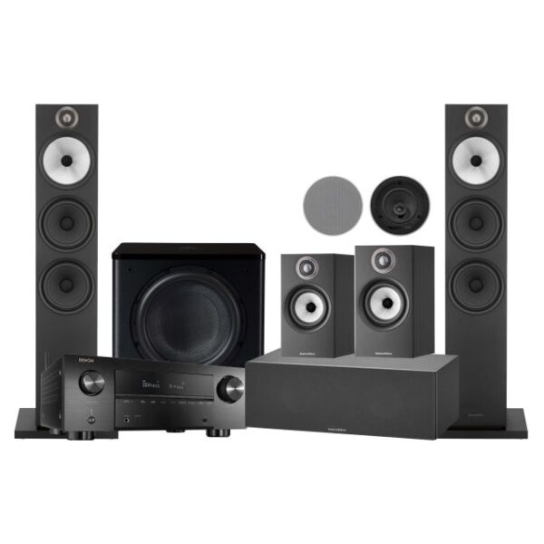 Denon AVC-3800H B&W REL Home Theatre System
